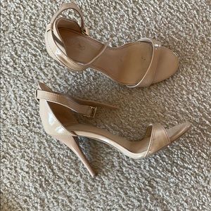 Tan pumps